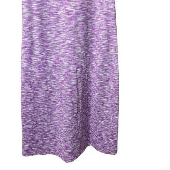PrAna Women's Amaya Eggplant‎ Purple Space Dye Shelf Bra Racerback Dress Size S - Picture 3 of 7